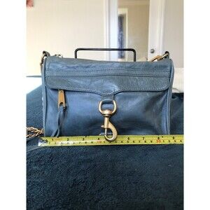 Rebecca Minkoff mini M.A.C. Mac Crossbody bag In denim color